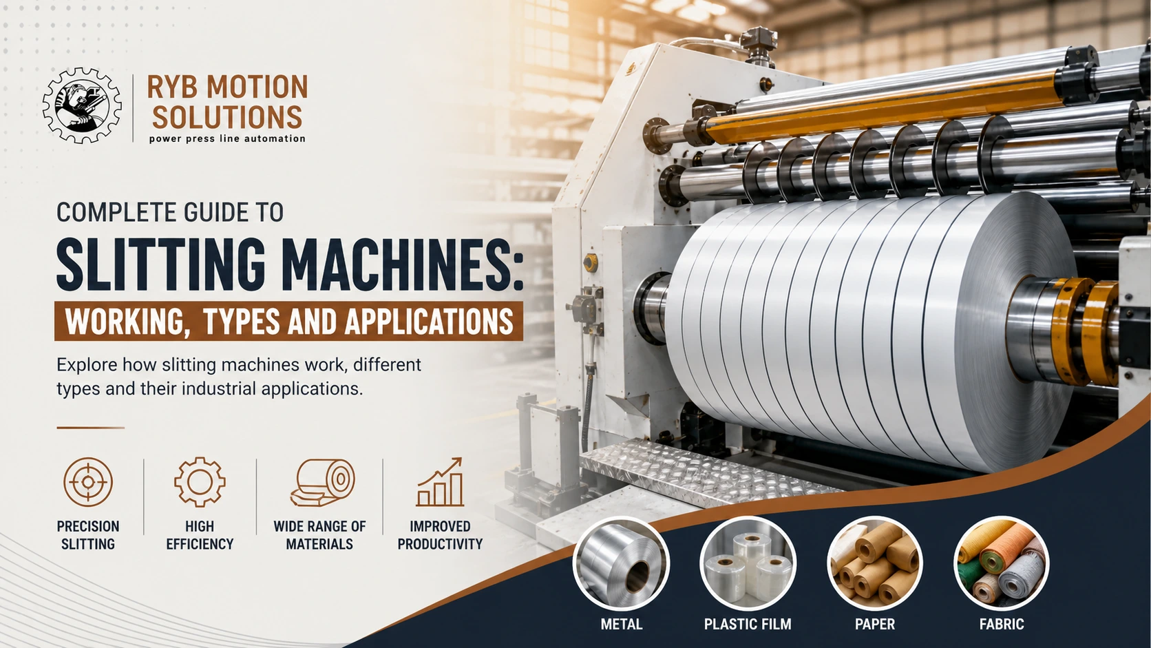 You are currently viewing Complete Guide to Slitting Machines: Working, Types and Applications
